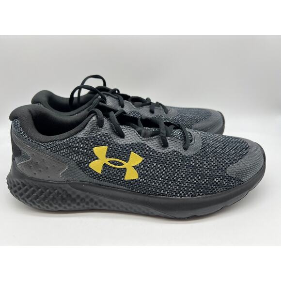 Under Armour Men's Charged Rogue 3 Knit Black Running 3026140-002 Size 11🛒 - Picture 1 of 12